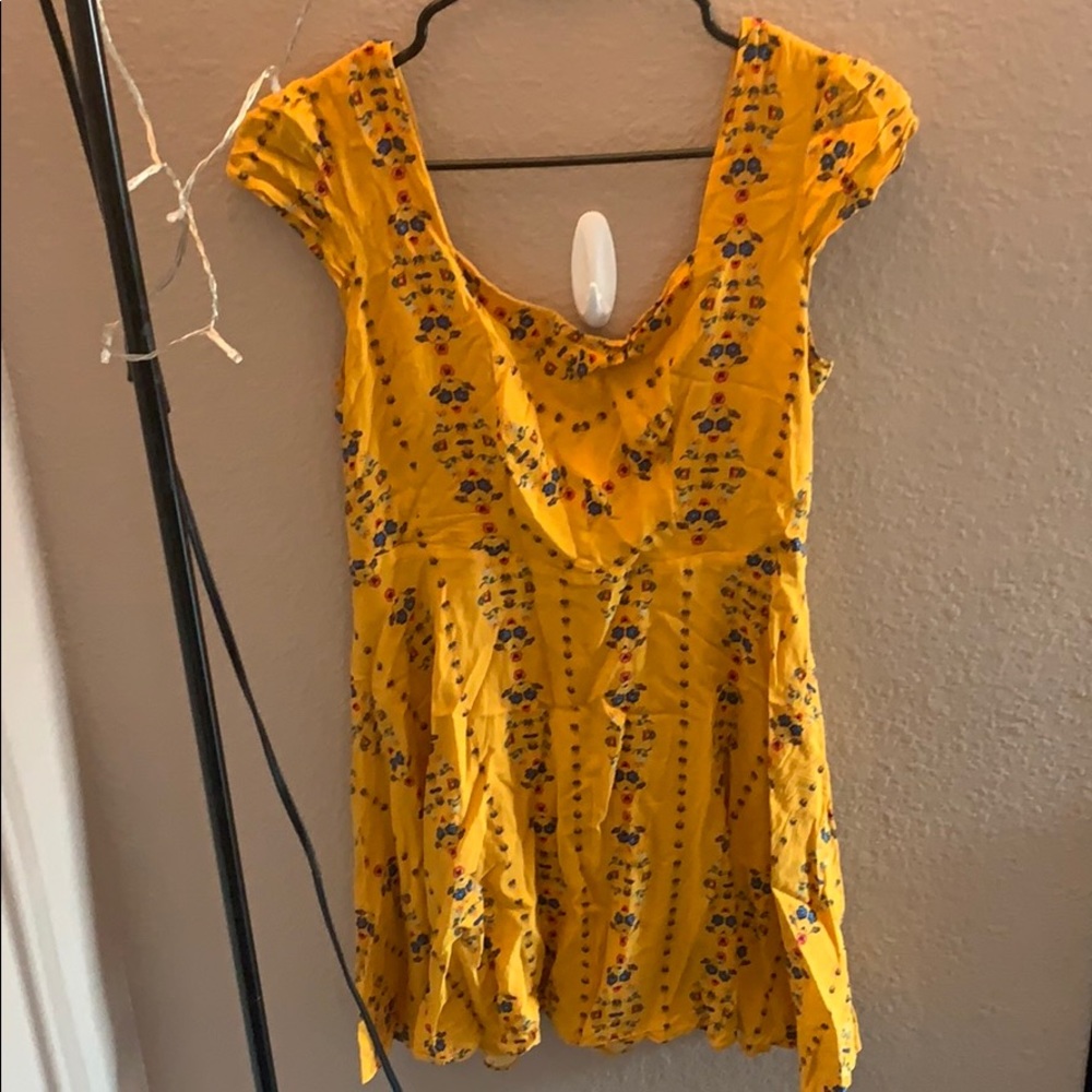 NWOT urban outfitters yellow dress
